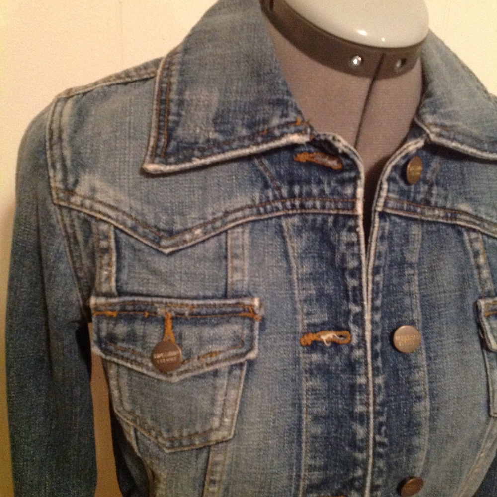 Mossimo Denim Jacket Size Small - image 2